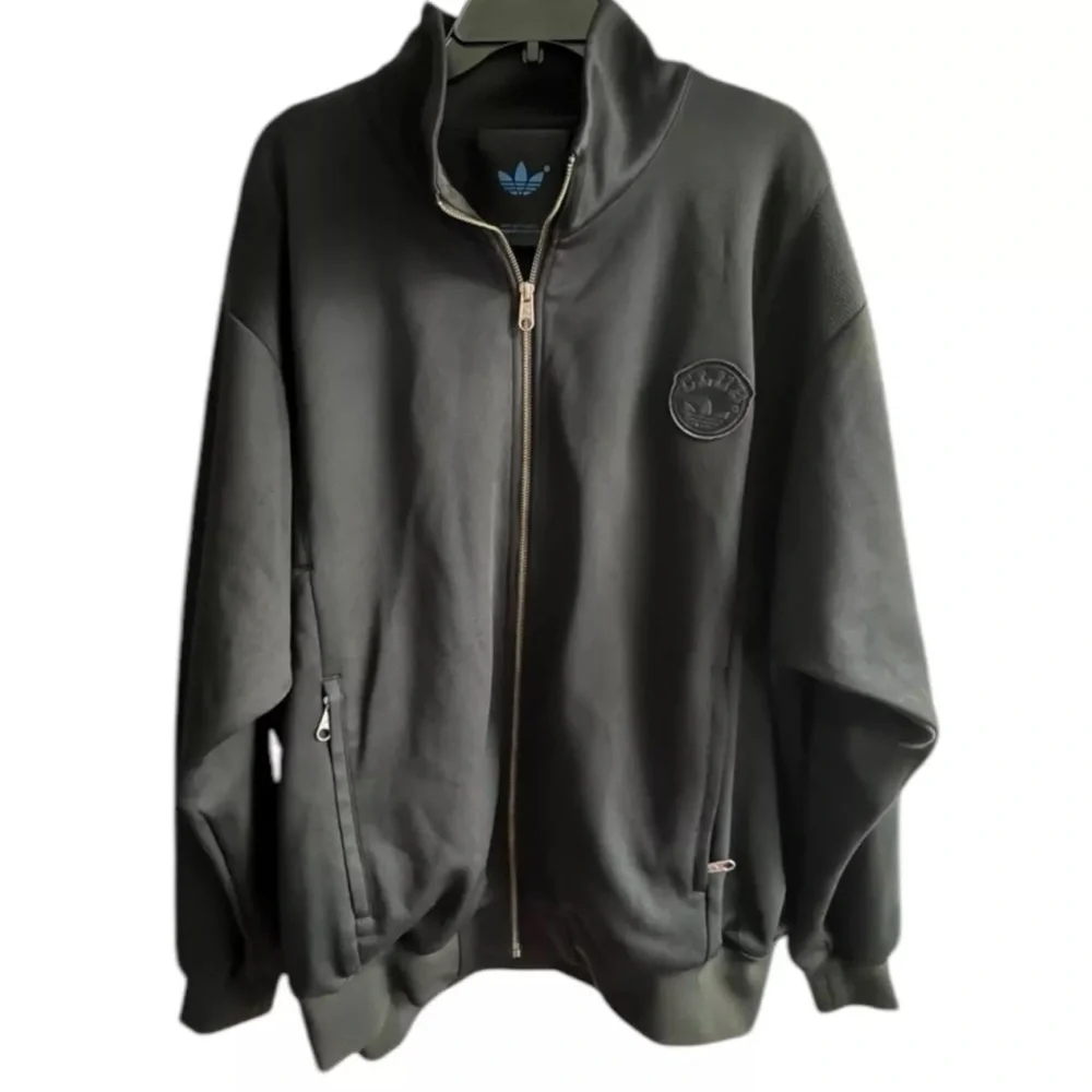 $250 ADIDAS CLUB BLUE VERSION TRACK JACKET Rare! XL Standup Collar Full Zip
